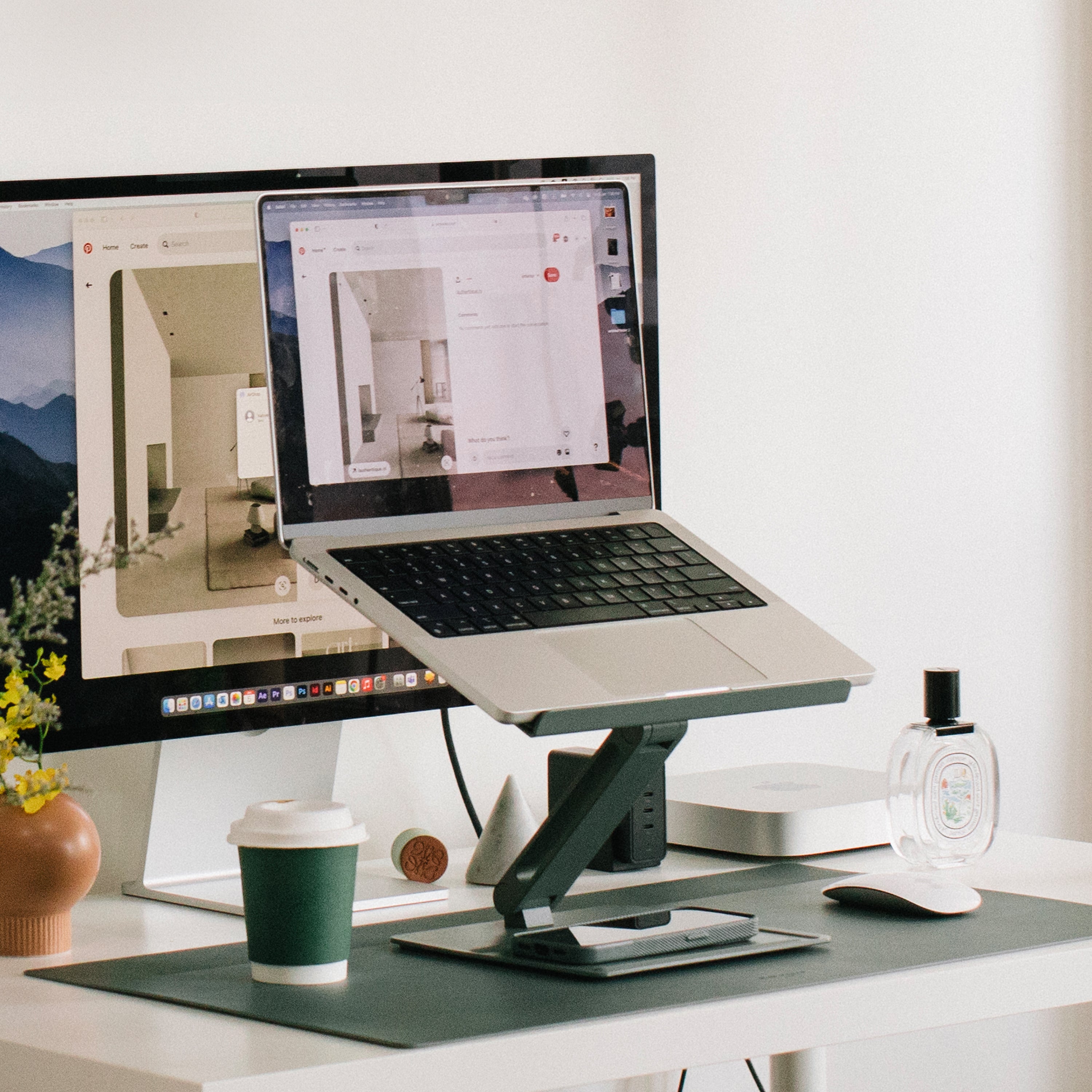 native-union-the-perfect-desk-set-support-ordinateur-portable-r-glable-tapis-de- image 2