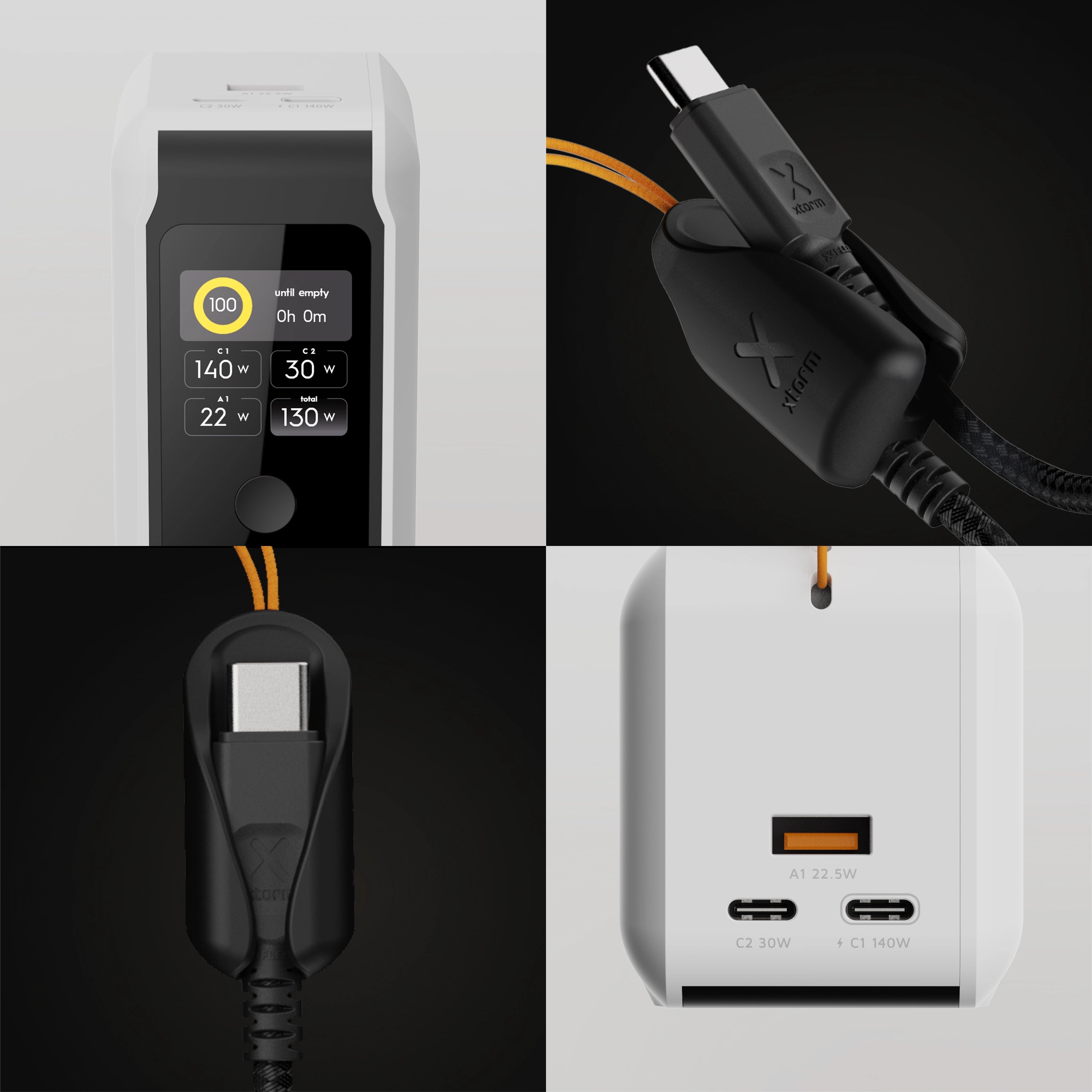 xtorm-nextgen-powerbank-140w-27-000-mah-ultracharge-usb-c-dusk-white-recharge-ma image 4