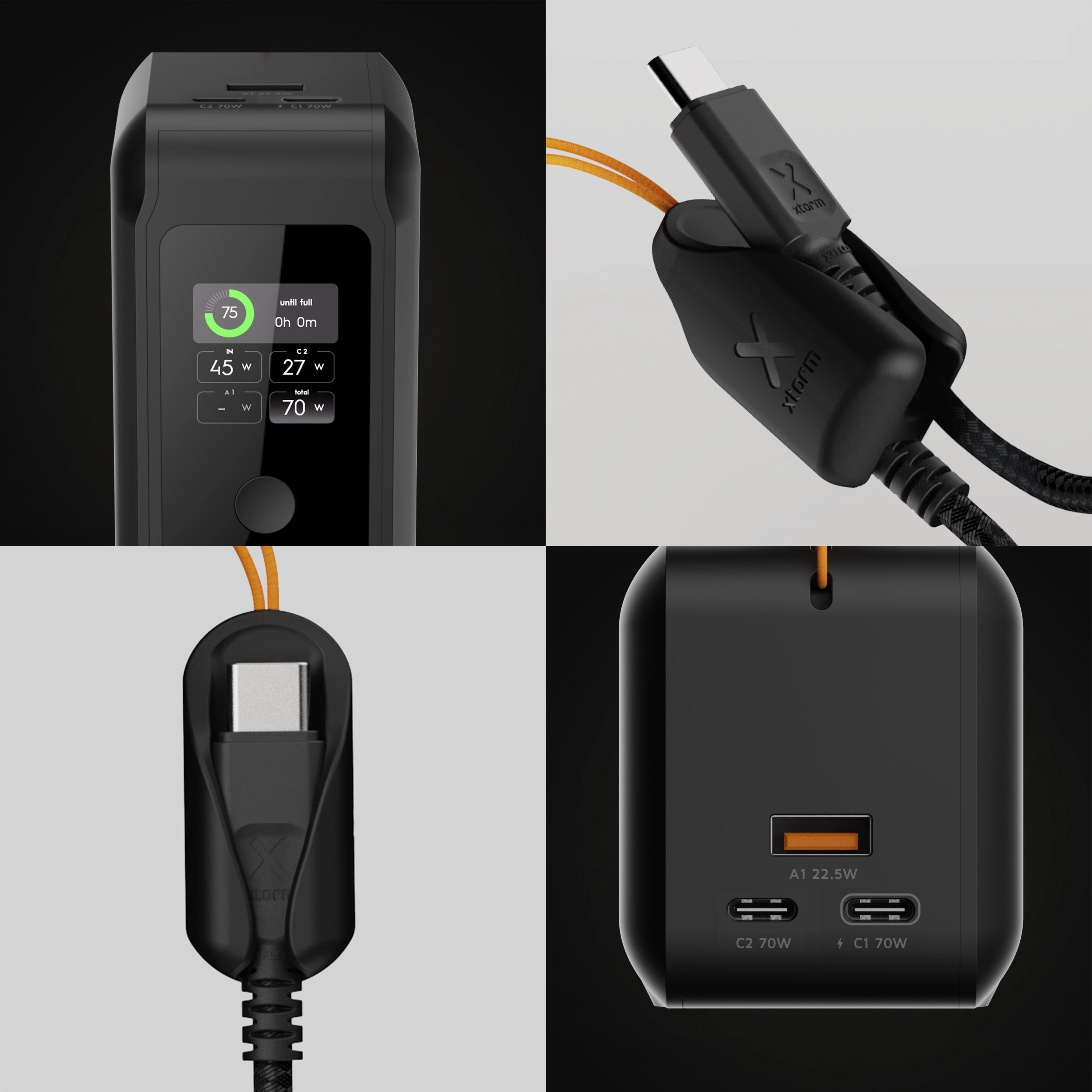 xtorm-nextgen-powerbank-70w-27-000-mah-usb-c-power-delivery-midnight-black-cran- image 4