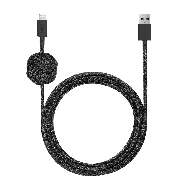 native-union-night-cable-c-ble-usb-a-vers-lightning-3-m-10ft-apple-mfi-n-ud-lest image 3