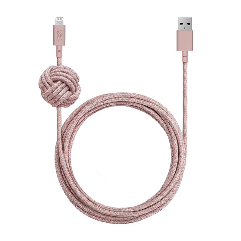 native-union-night-cable-c-ble-usb-a-vers-lightning-3-m-10ft-apple-mfi-n-ud-lest image 4