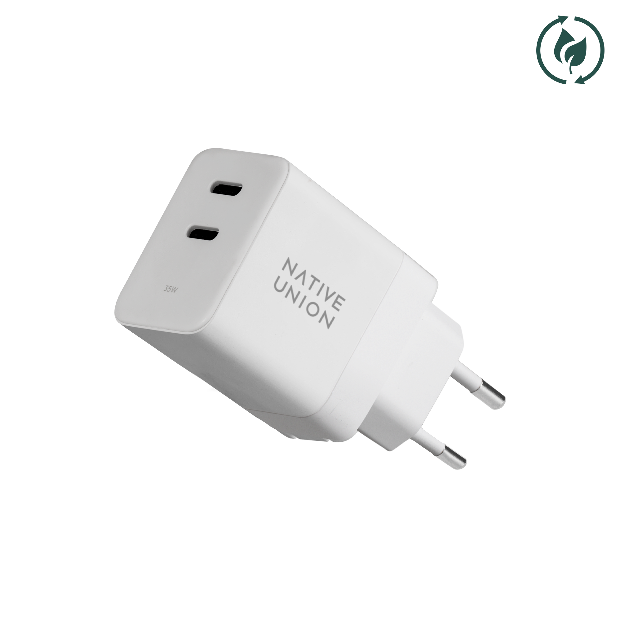 native-union-fast-gan-charger-pd-35w-chargeur-compact-2-ports-usb-c-power-delive image 5