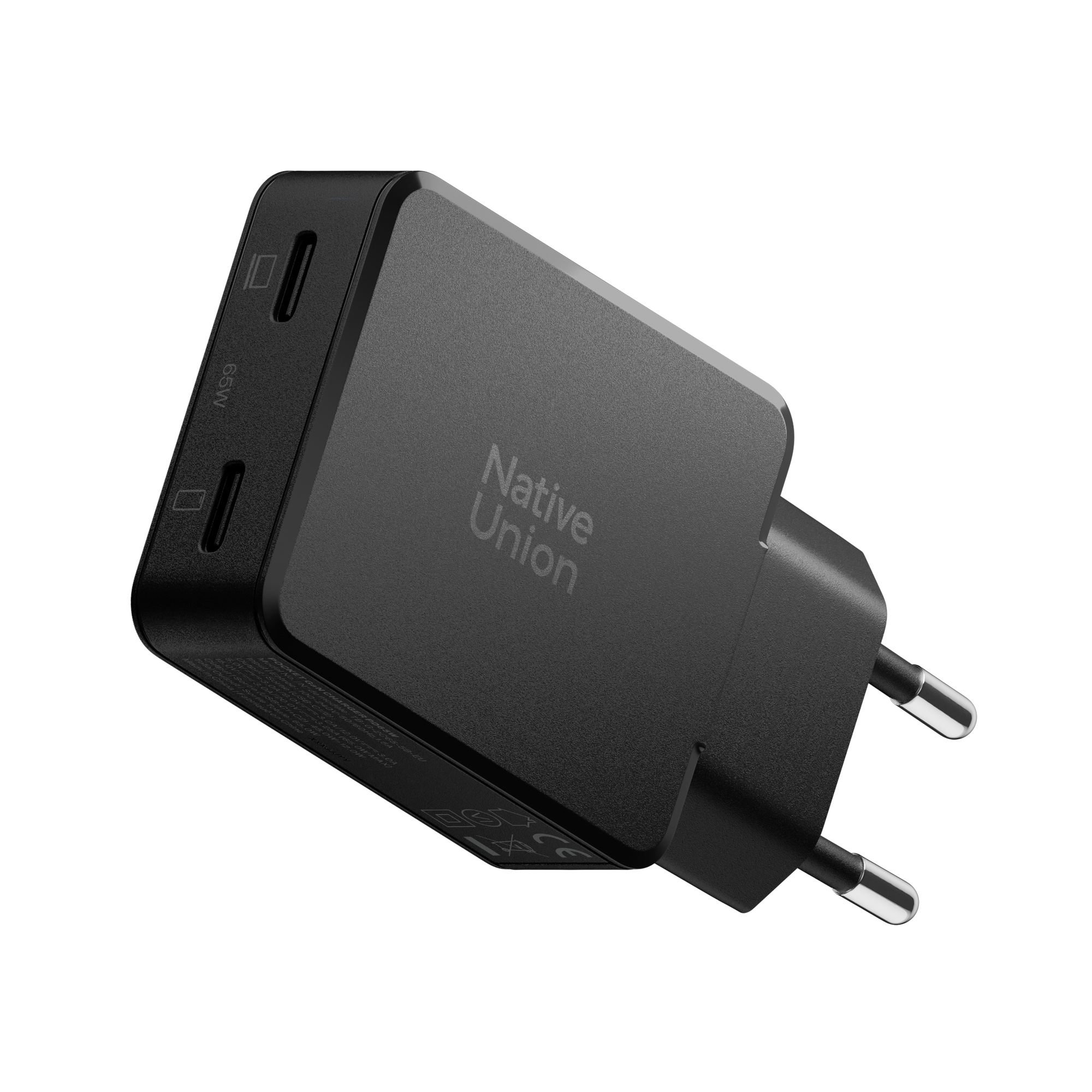 native-union-pocket-gan-charger-pd-65w-chargeur-ultra-fin-double-usb-c image 1