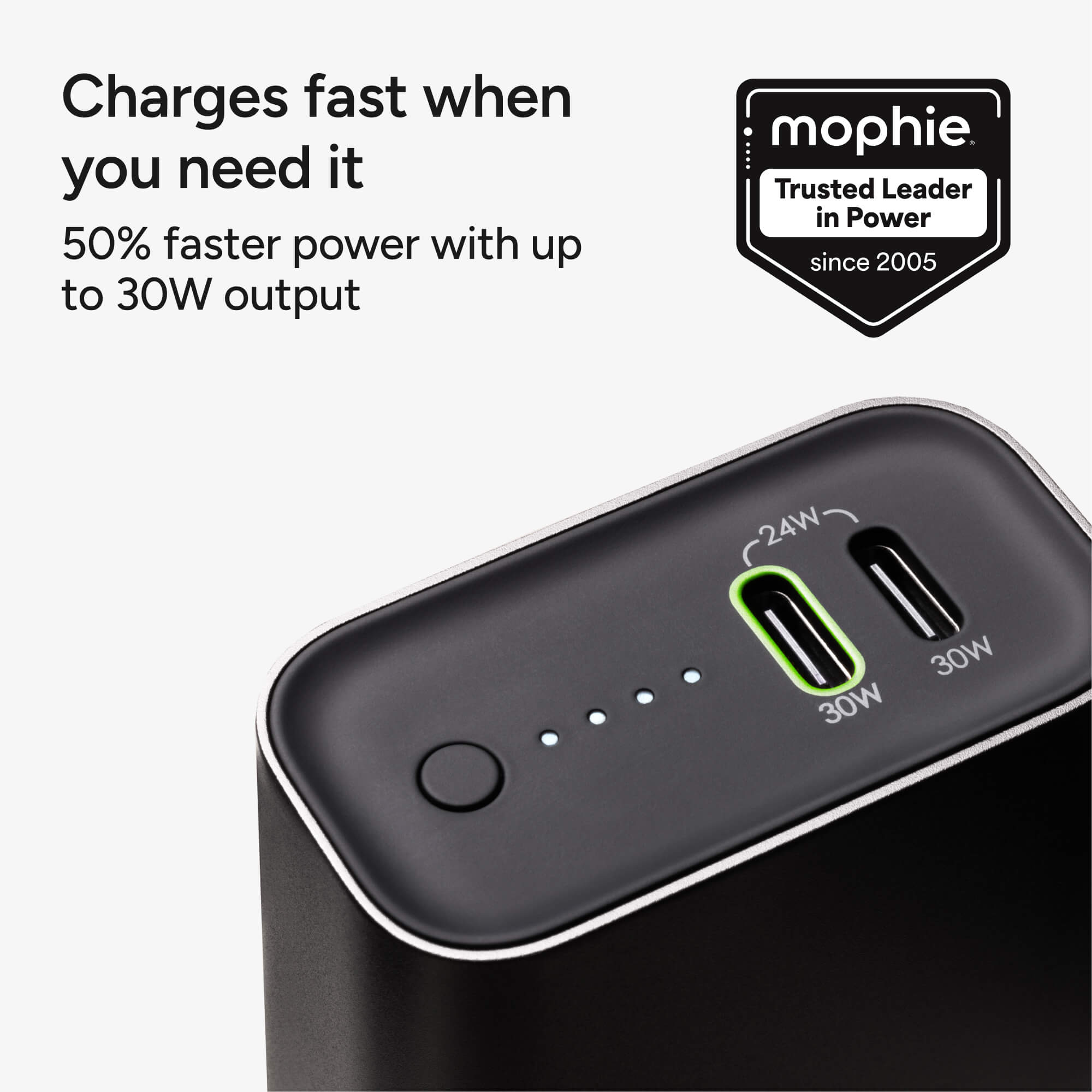 mophie-powerstation-10k-gen-3-batterie-externe-10-000-mah-usb-c-30w-double-port image 2
