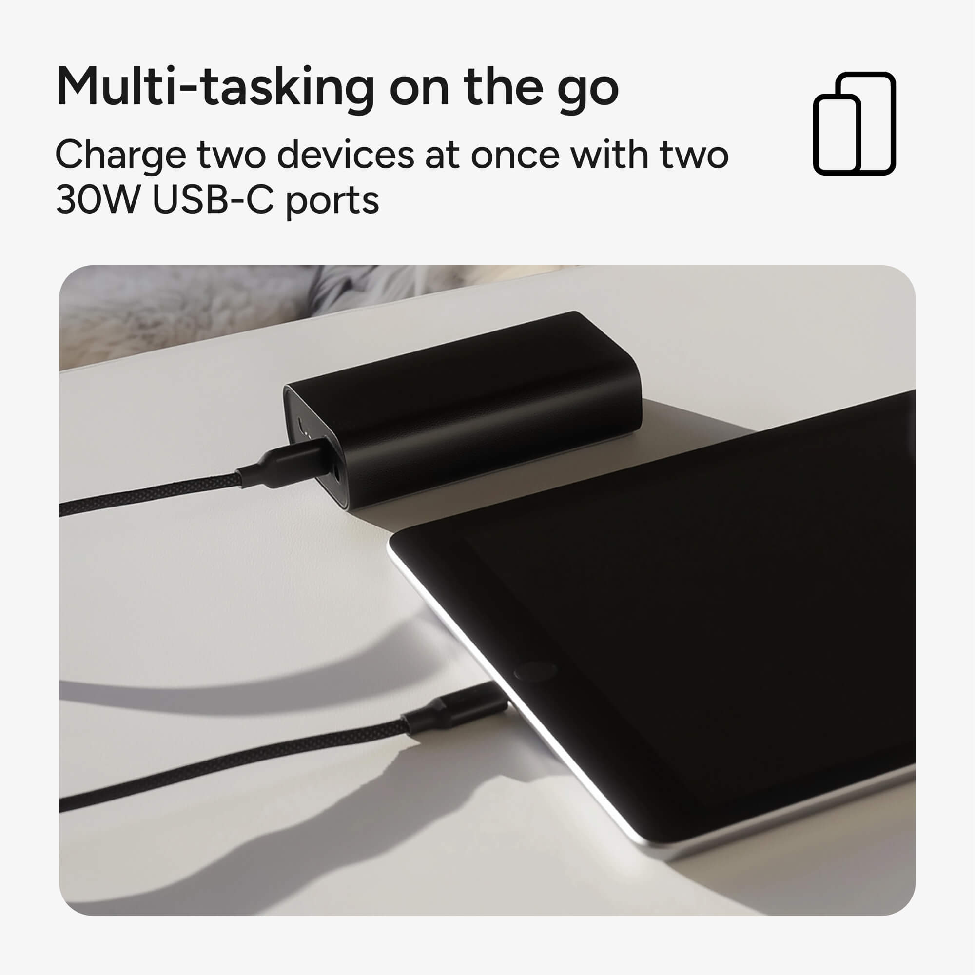 mophie-powerstation-10k-gen-3-batterie-externe-10-000-mah-usb-c-30w-double-port image 4