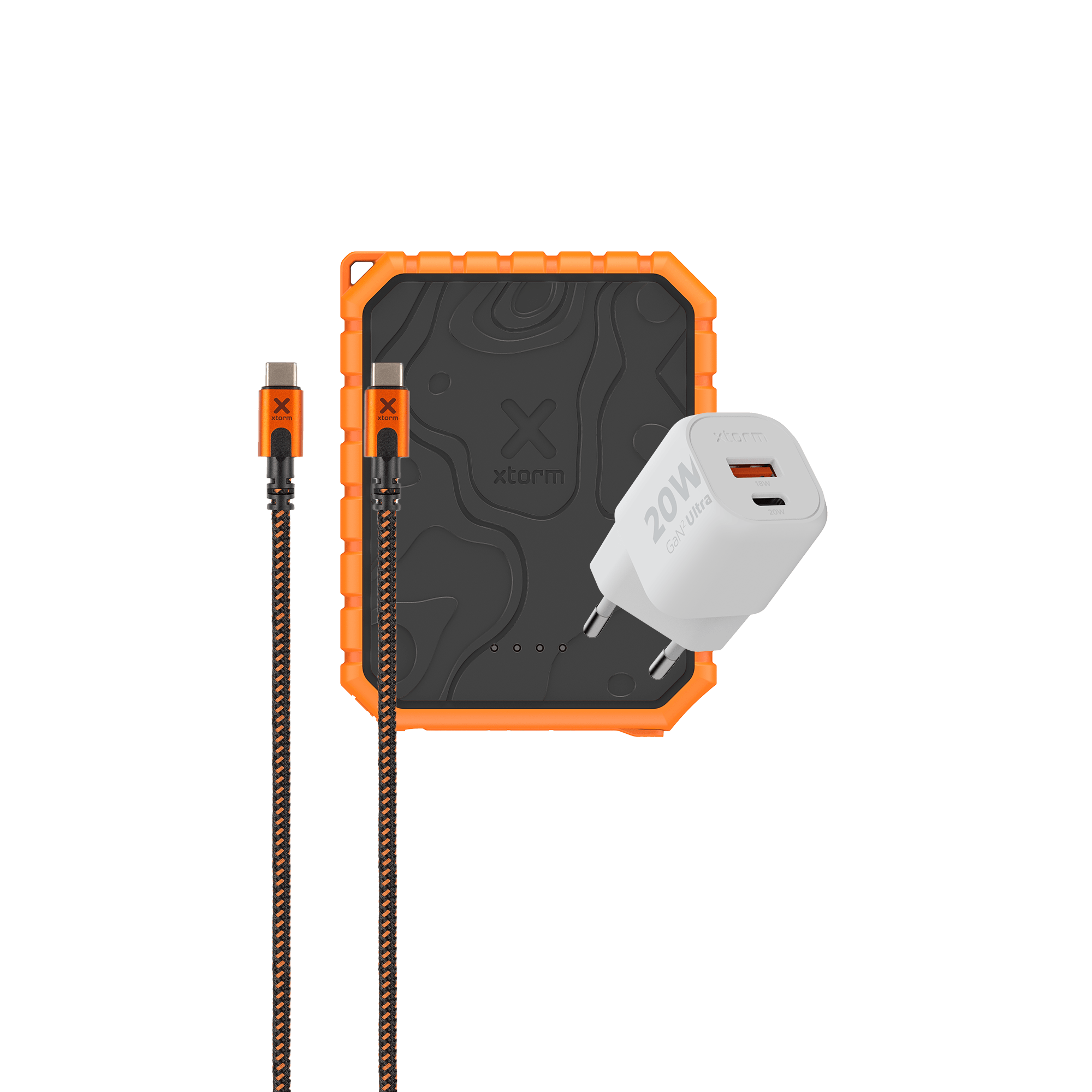 xtorm-rugged-power-bank-10-000-mah-xr201-c-ble-usb-c-pd-240w-1-5-m-chargeur-20w- image 1
