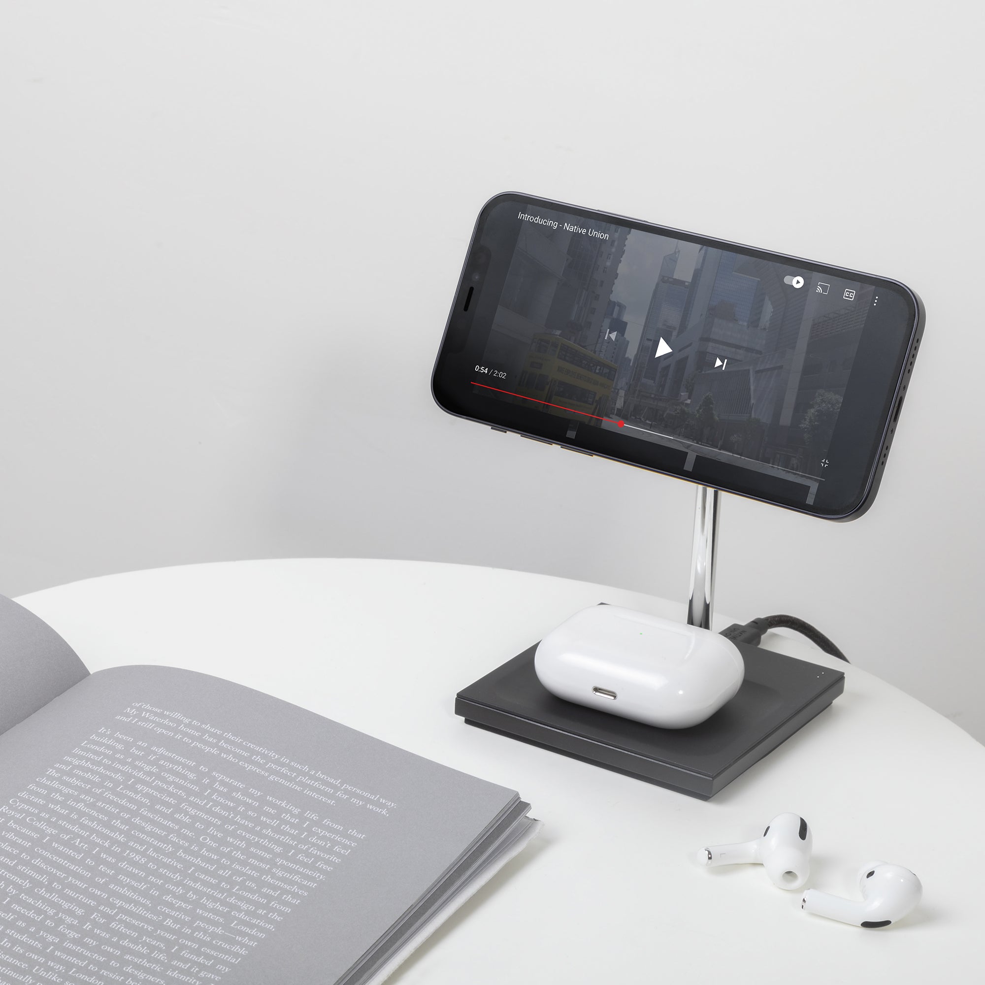 native-union-snap-2-in-1-magnetic-wireless-charger-chargeur-sans-fil-magsafe-iph image 4