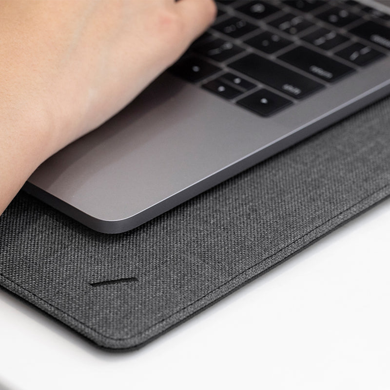 native-union-stow-slim-pour-macbook-pro-15-housse-fine-textile-enduit-avec-ferme image 3