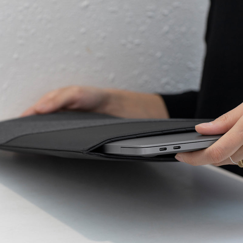 native-union-stow-slim-pour-macbook-pro-15-housse-fine-textile-enduit-avec-ferme image 5