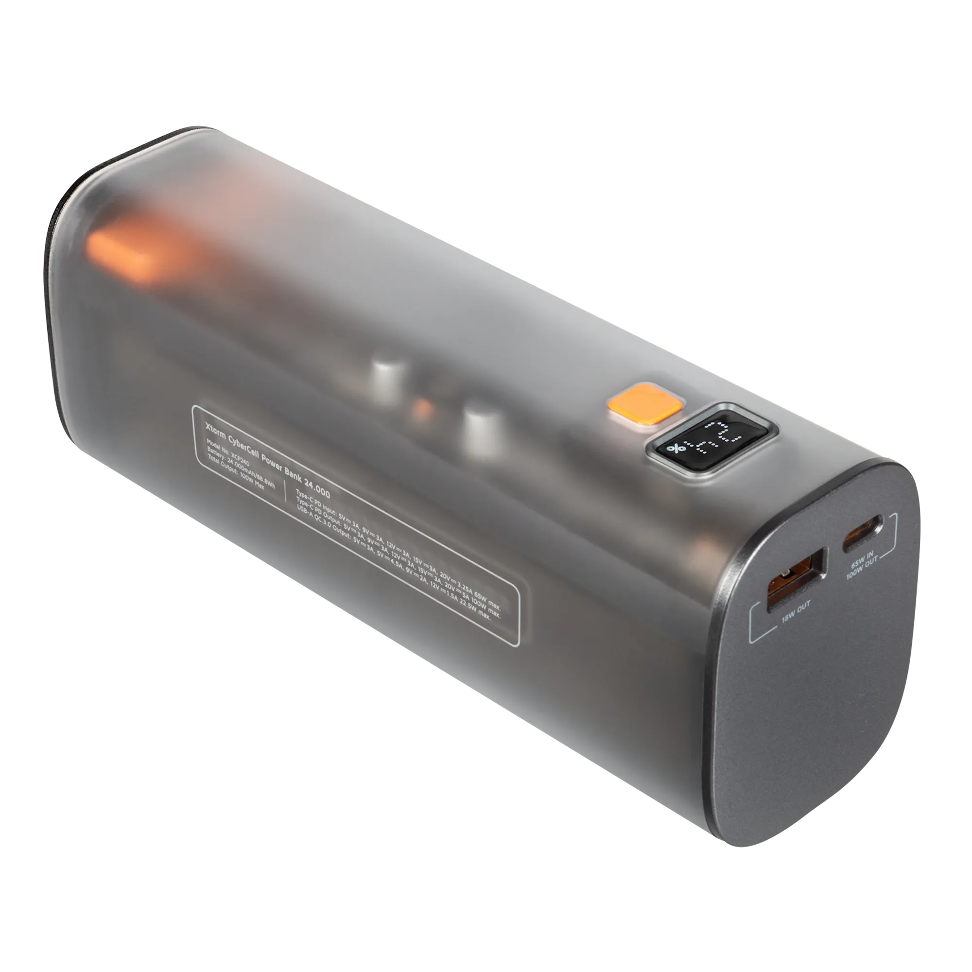 xtorm-power-bank-cyber-100w-nude-edition-batterie-externe-see-through-24-000-mah image 6