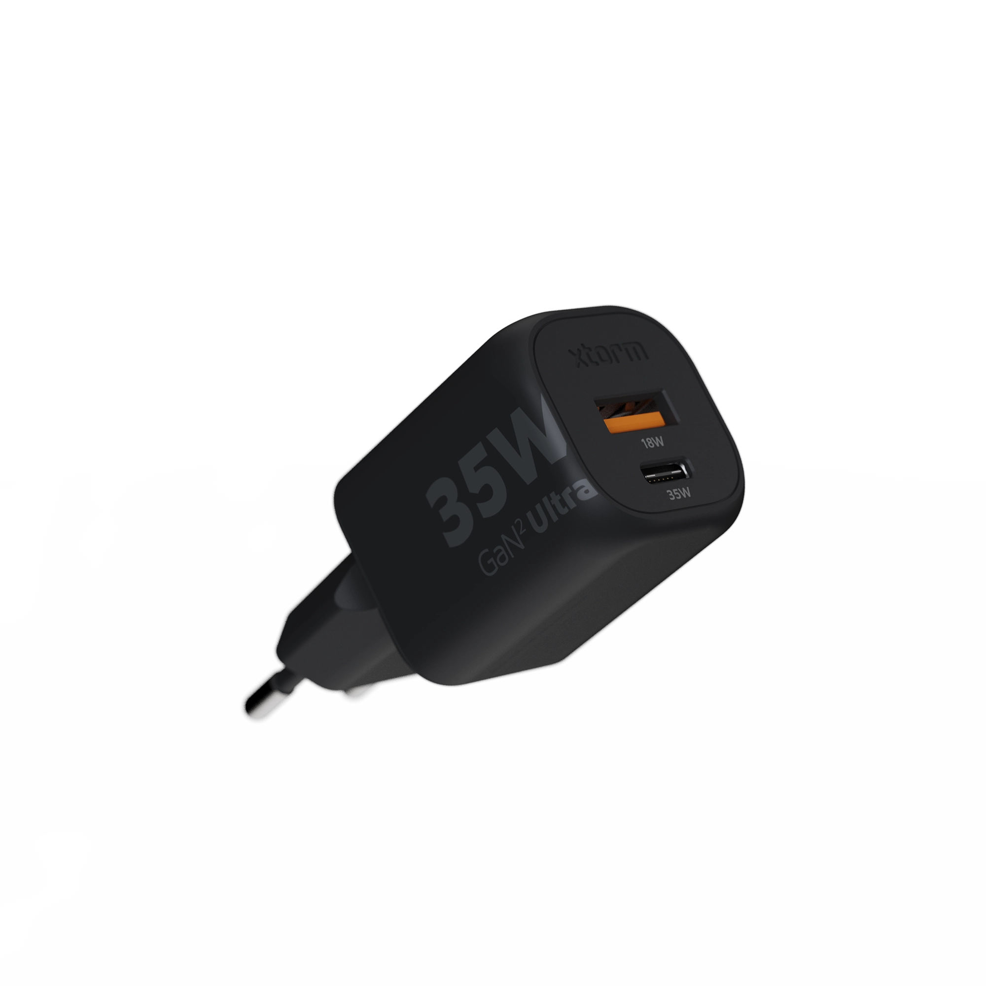 xtorm-gan2-ultra-35w-chargeur-mural-double-port-usb-c-usb-a-noir image 2