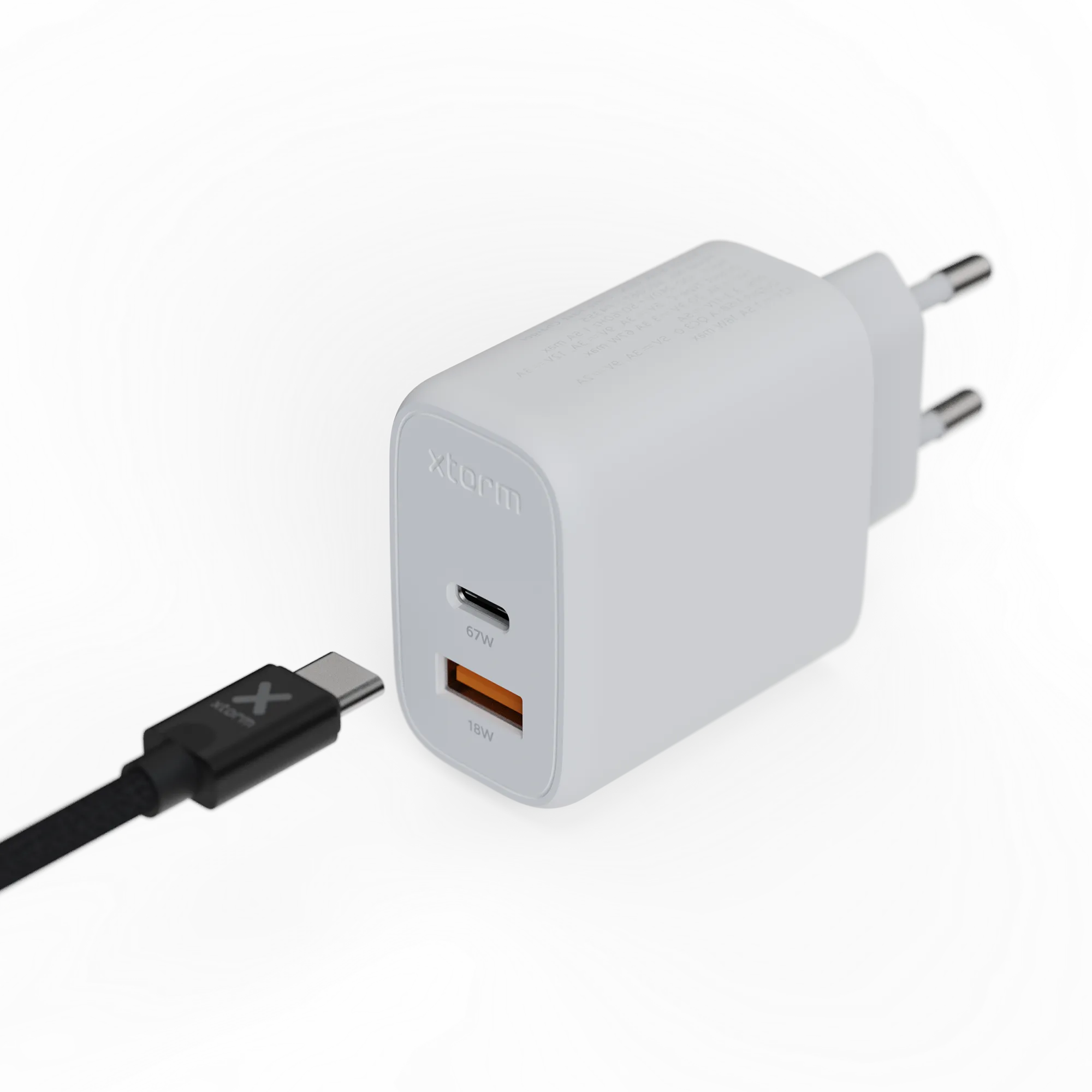 xtorm-gan2-ultra-67w-chargeur-mural-double-port-67w-usb-c-18w-usb-a image 6
