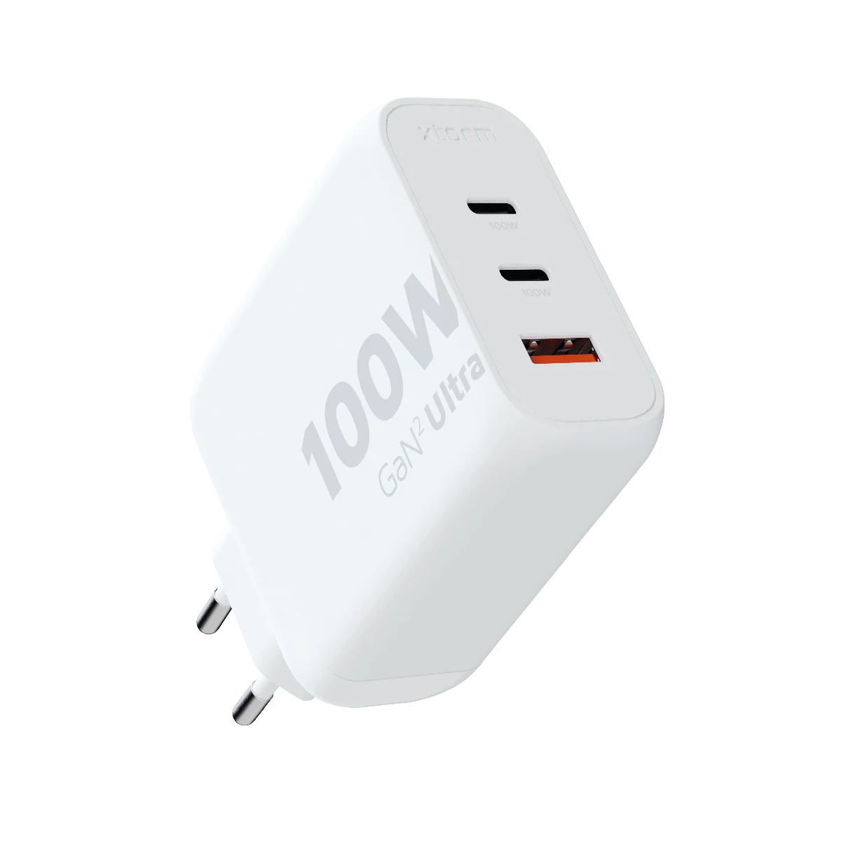 xtorm-gan2-ultra-100w-chargeur-mural-usb-c-pd-blanc-pour-laptop image 2