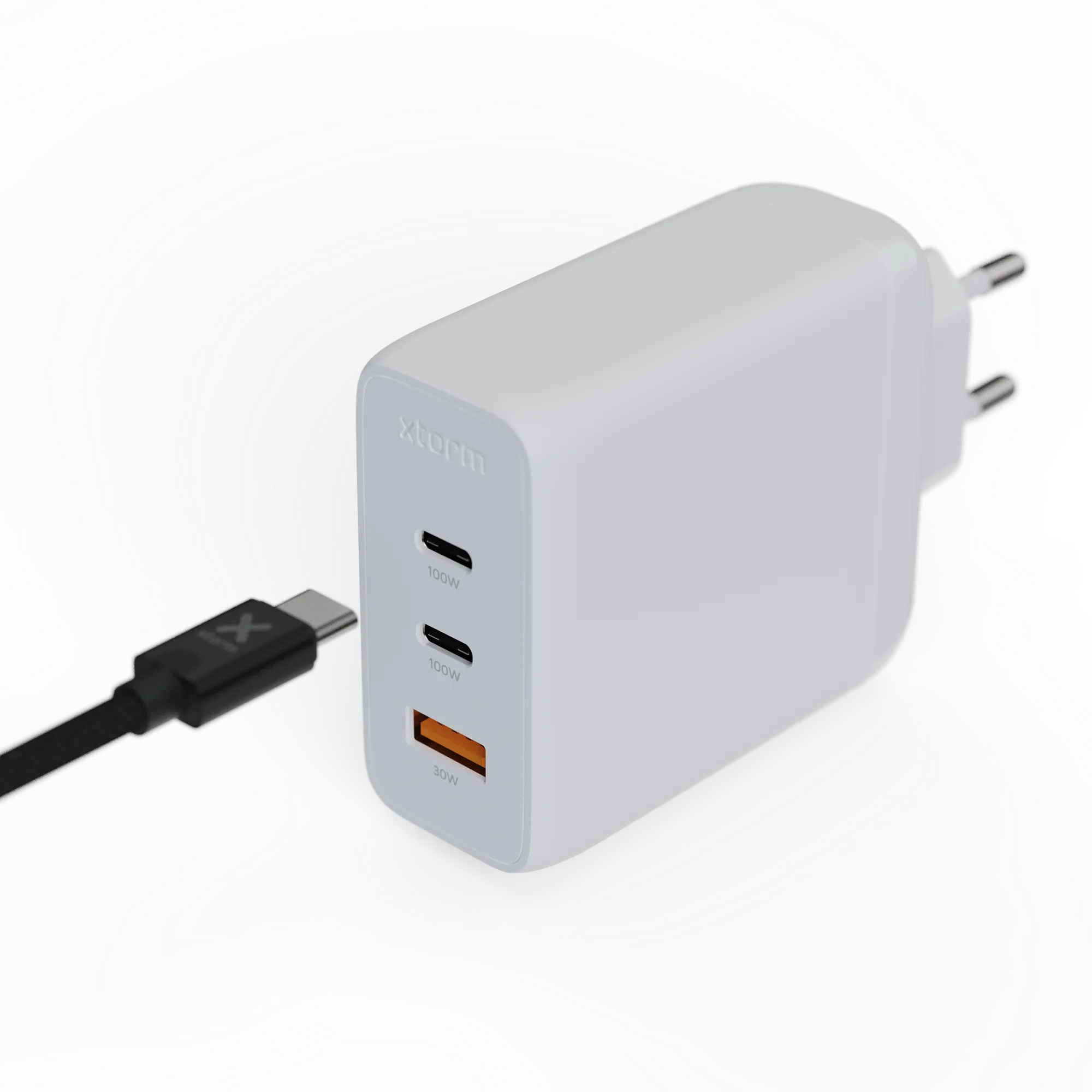 xtorm-gan2-ultra-100w-chargeur-mural-usb-c-pd-blanc-pour-laptop image 6