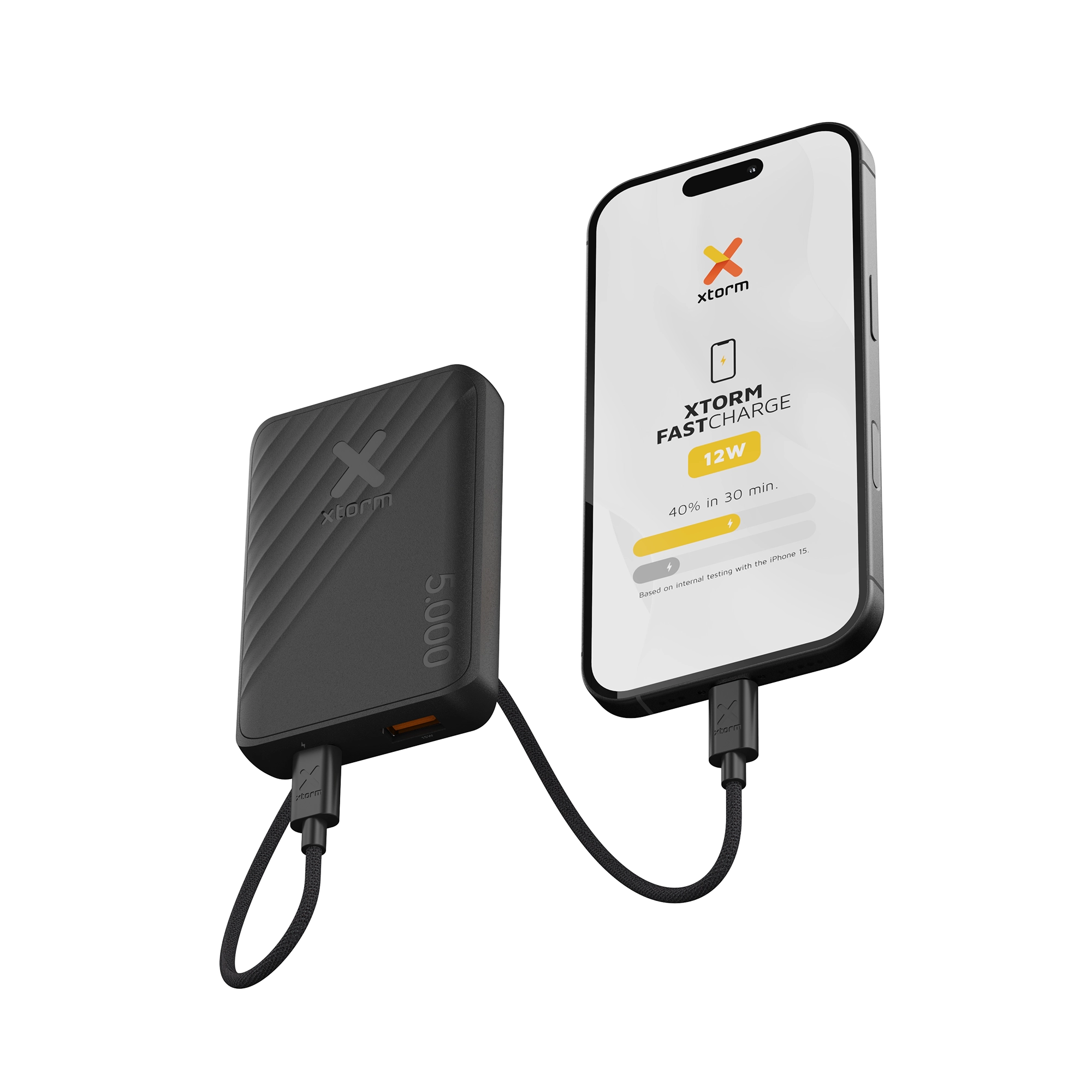xtorm-go2-powerbank-5000-mah-12w-fastcharge-noir-charbon image 6