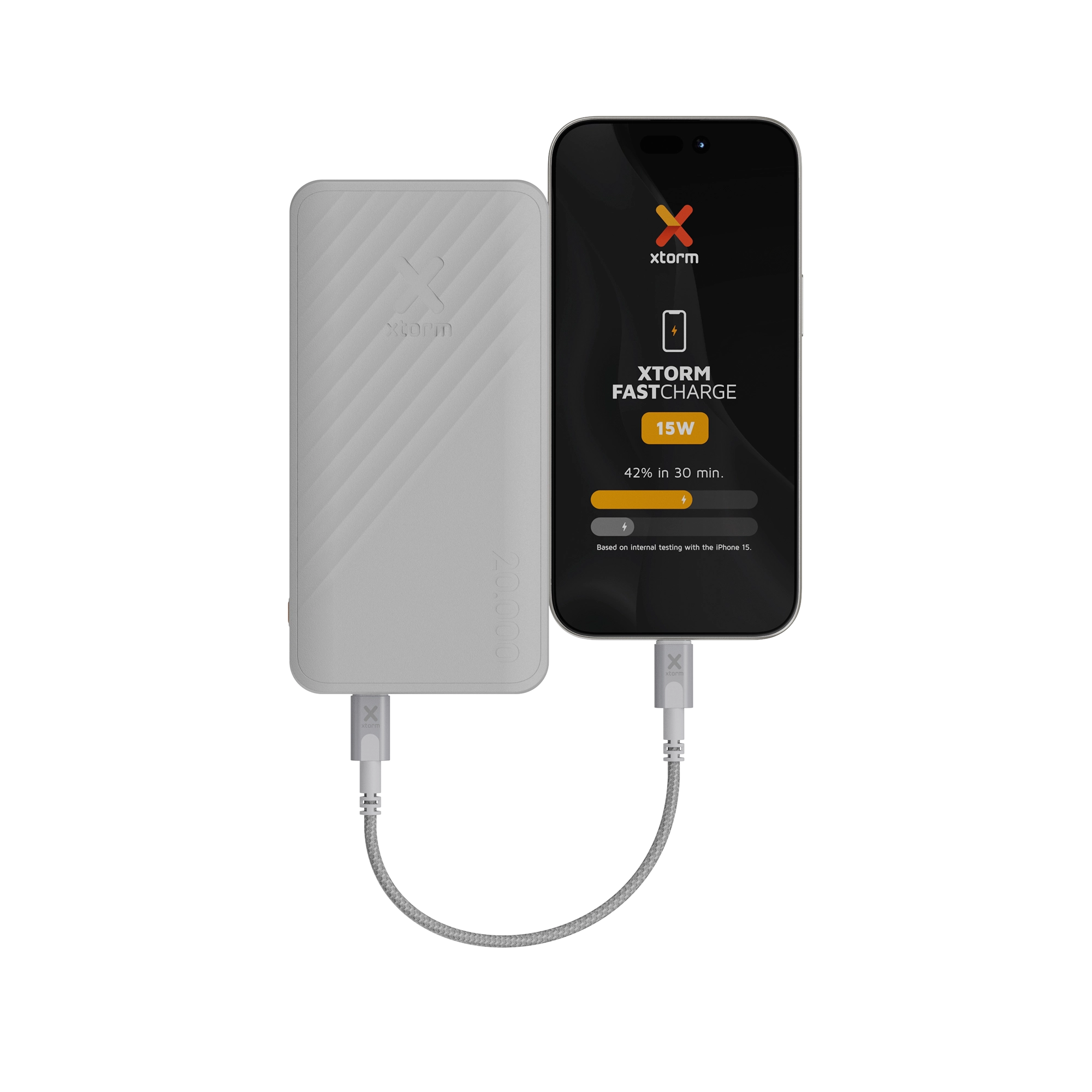 xtorm-go2-powerbank-20-000-mah-15w-fastcharge-blanc-cendr image 7