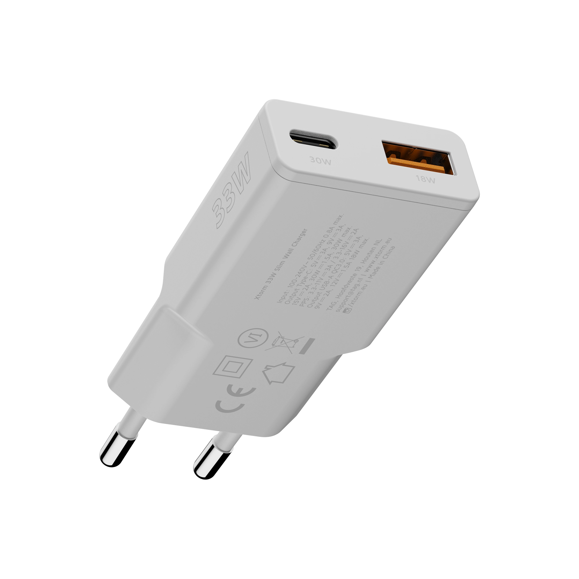 xtorm-go2-slimline-33w-chargeur-mural-compact-usb-c-pd image 6