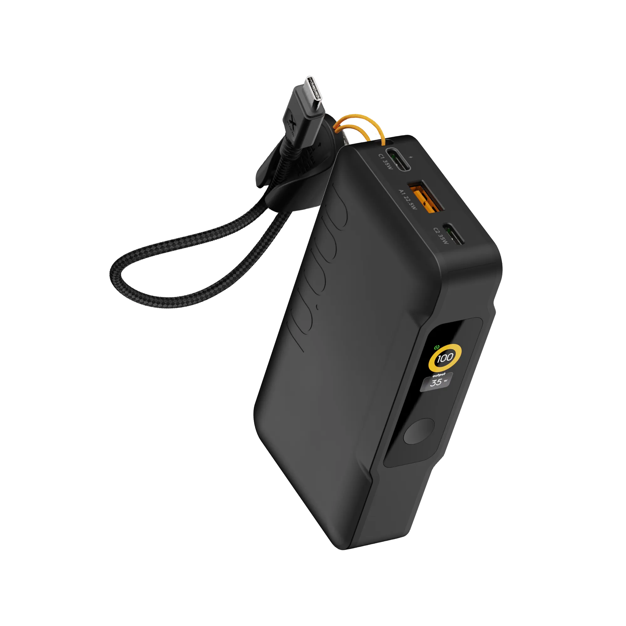 xtorm-nextgen-powerbank-35w-10-000-mah-charge-rapide-usb-c-midnight-black-format image 2