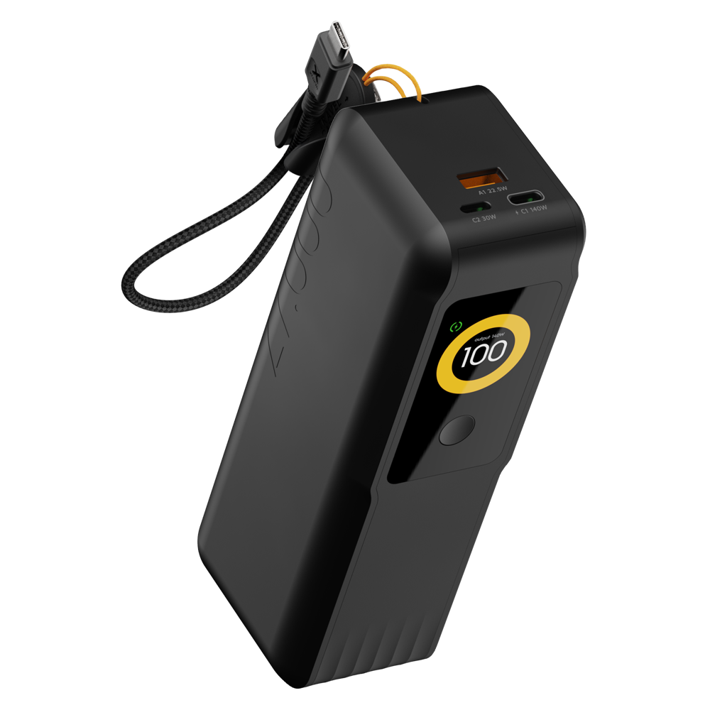 xtorm-nextgen-powerbank-140w-27-000-mah-ultracharge-usb-c-midnight-black-recharg image 1