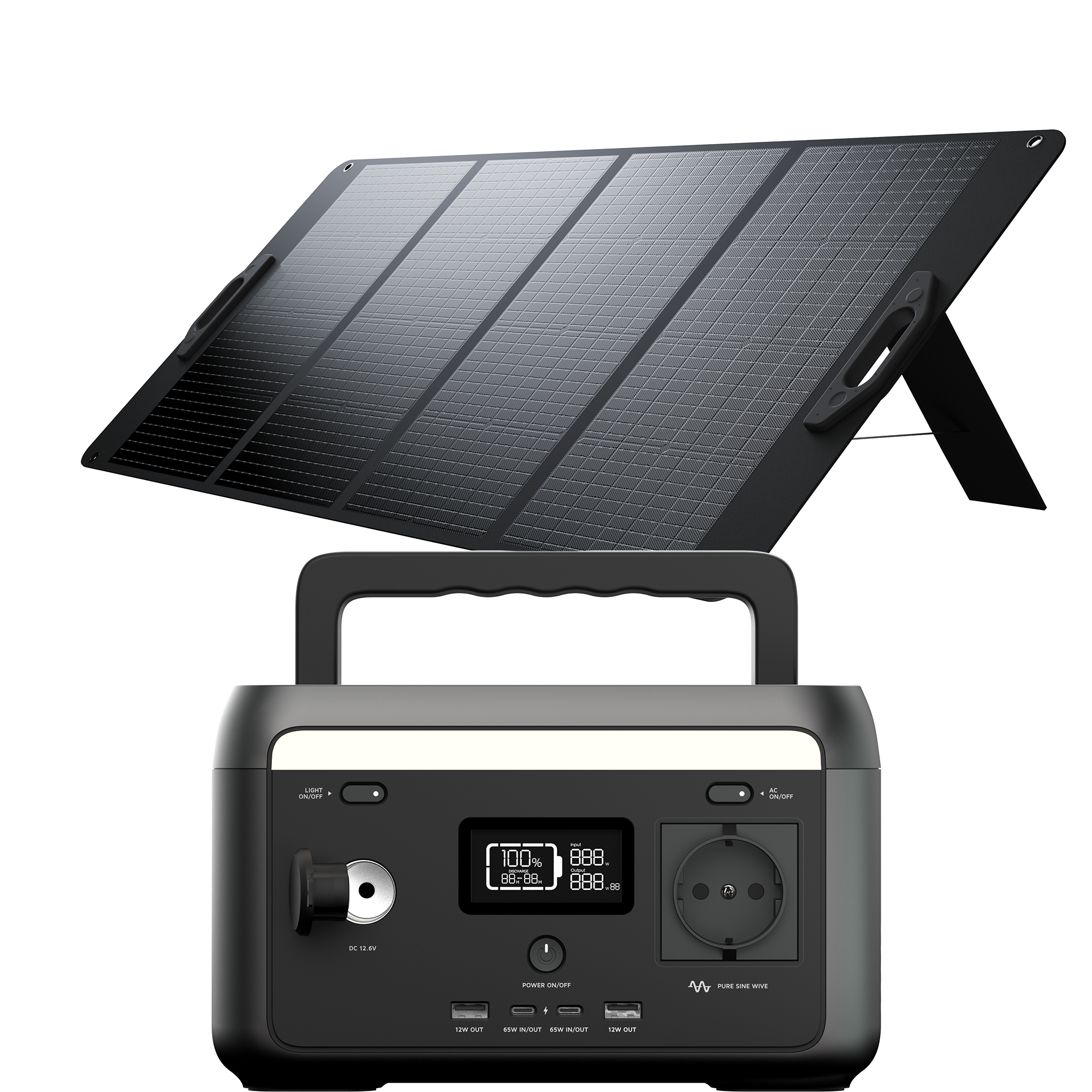 xtorm-solar-bundle-xp2-station-d-nergie-smart-power-station-300-w-panneau-solair image 1