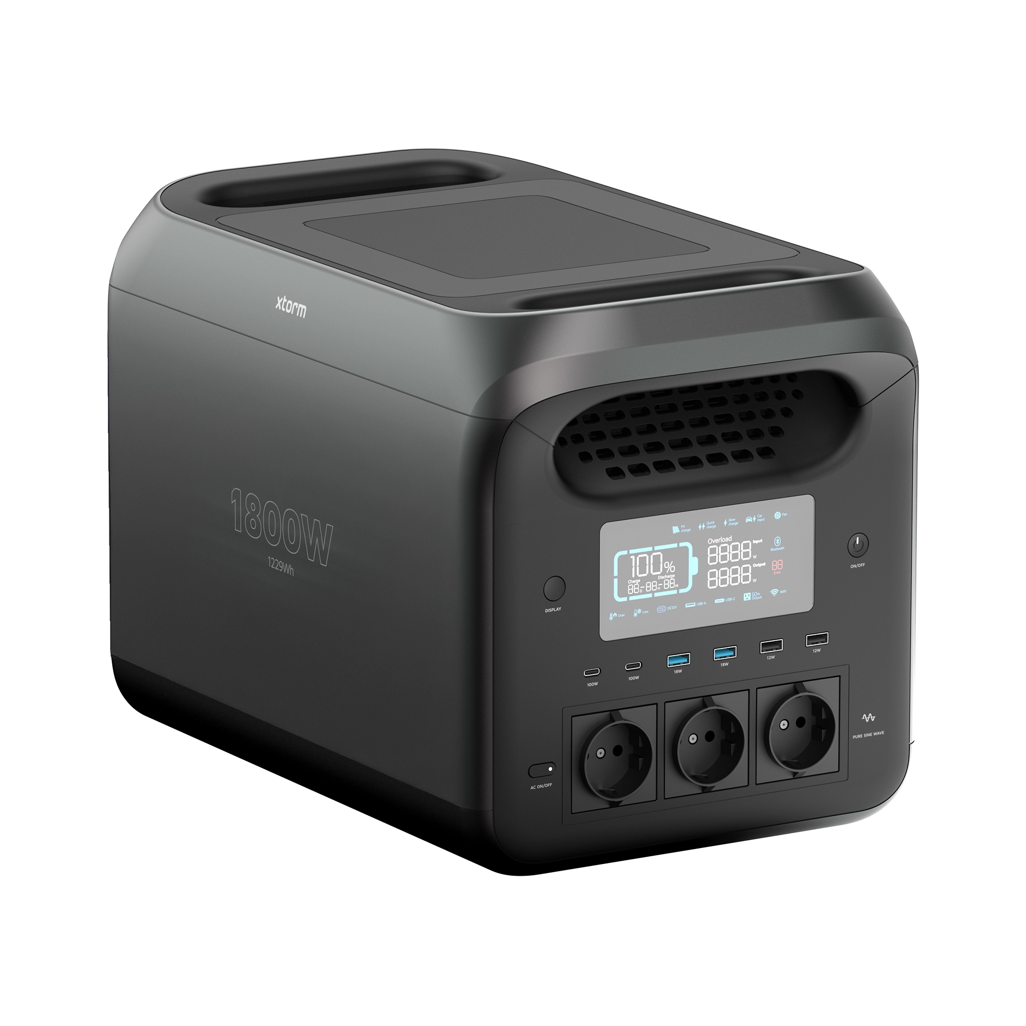 xtorm-smart-pro-powerstation-1800-w-xtreme-power-2-batterie-1229-wh-avec-12-sort image 8